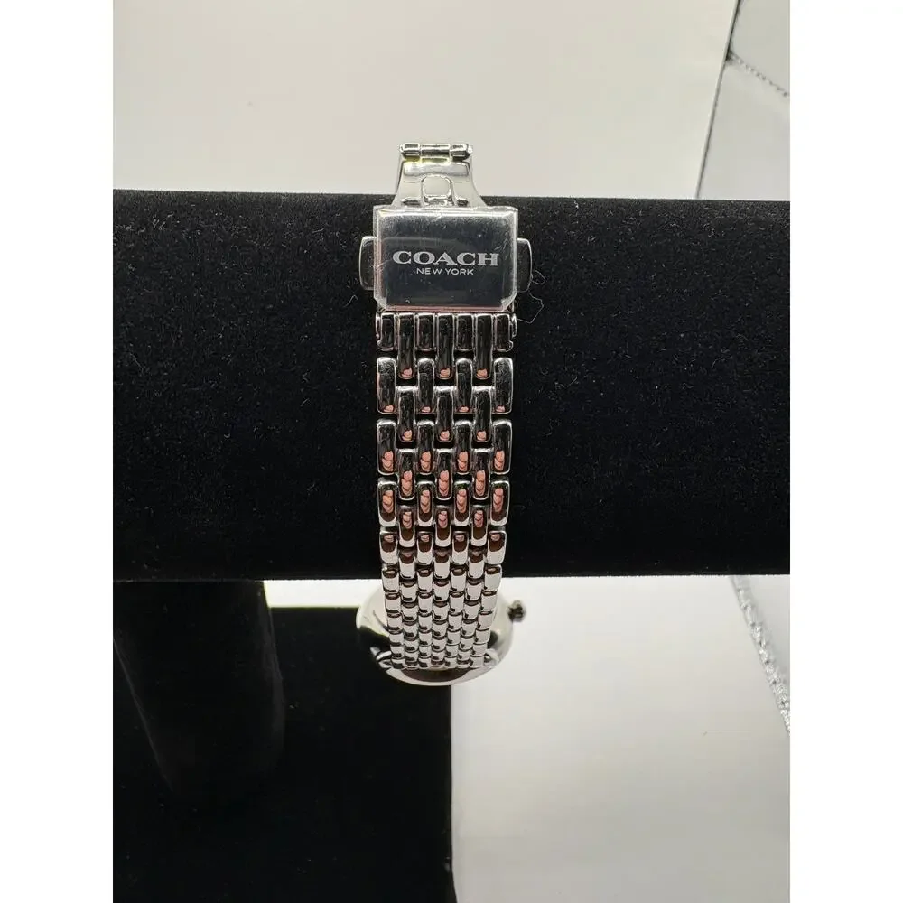 COACH Women's Silver Elliot Stainless Steel Watch 28mm